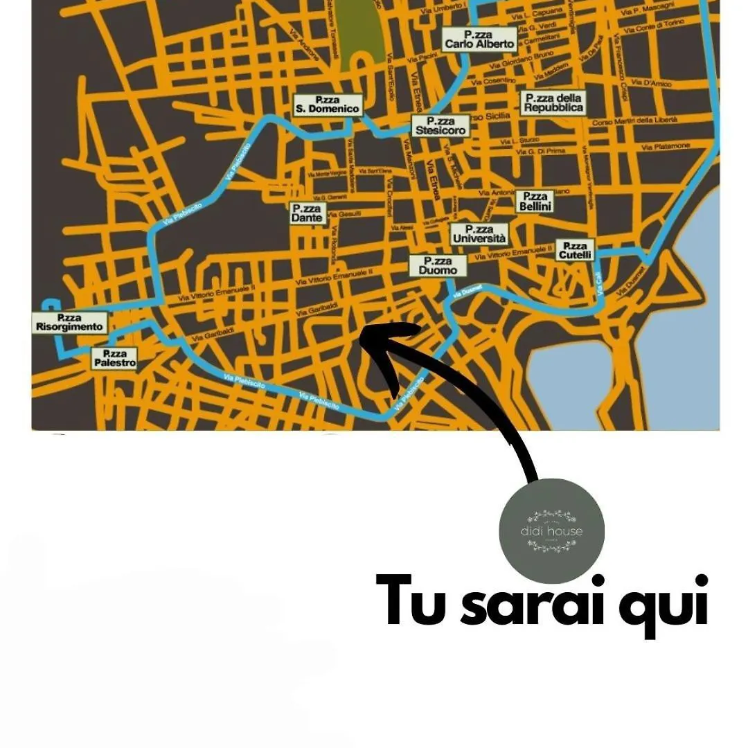 Appartamento Didi House Duomo Aeroporto di Catania Fontana Rossa
